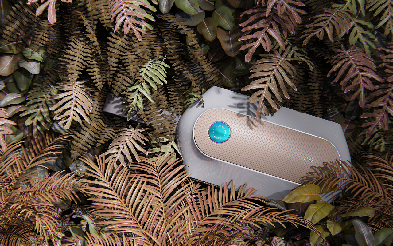 zen系列轻奢随身音箱产品外观设计