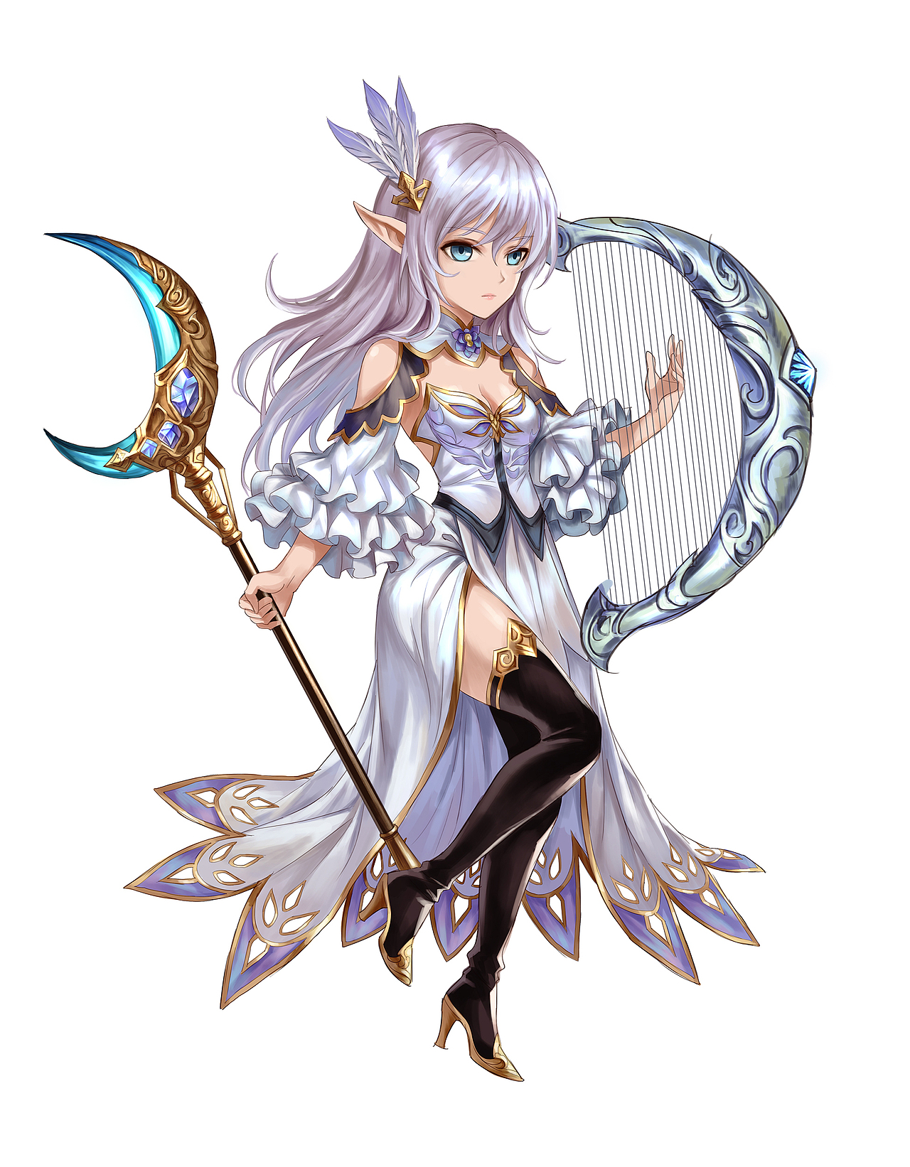 精灵|插画|游戏原画|kazeyu_原创作品-站酷zcool