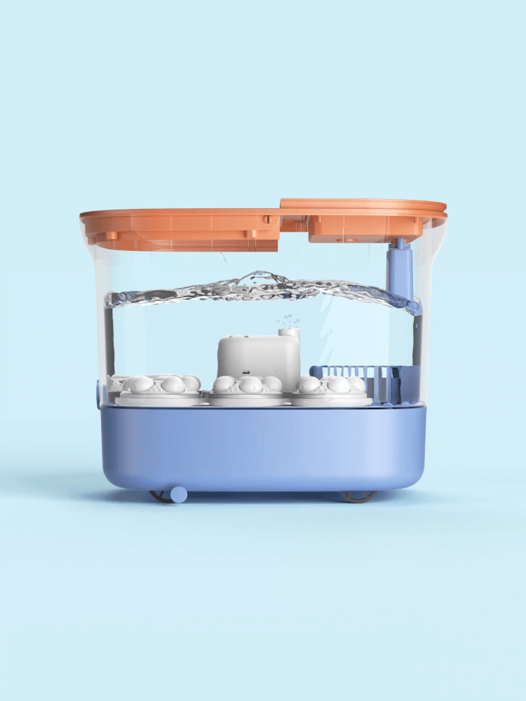 足浴盆C4D视频动画渲染（图ZMjg0Njk4NDk2） - 产品 - 站酷设计师Answer_hao原创素材 - 站酷ZCOOL