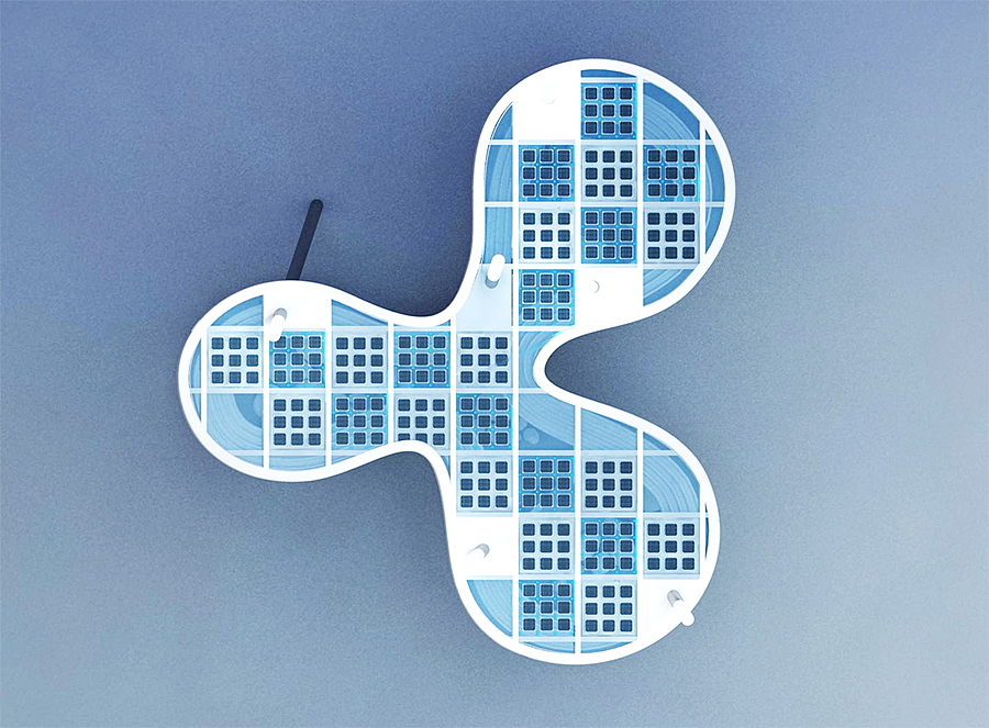 太阳能光电雕塑