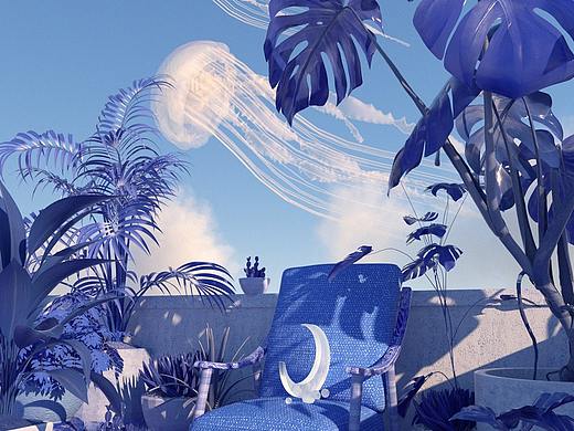 Blue romantic