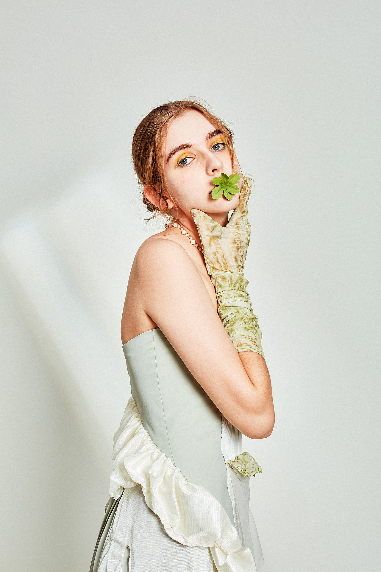 服装设计作品图 女装模特拍摄 基本原图转档直出