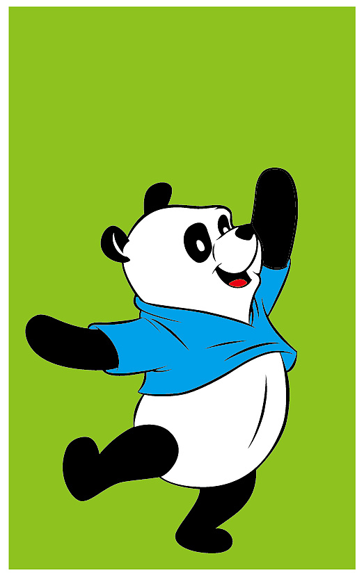 熊猫卡通造型