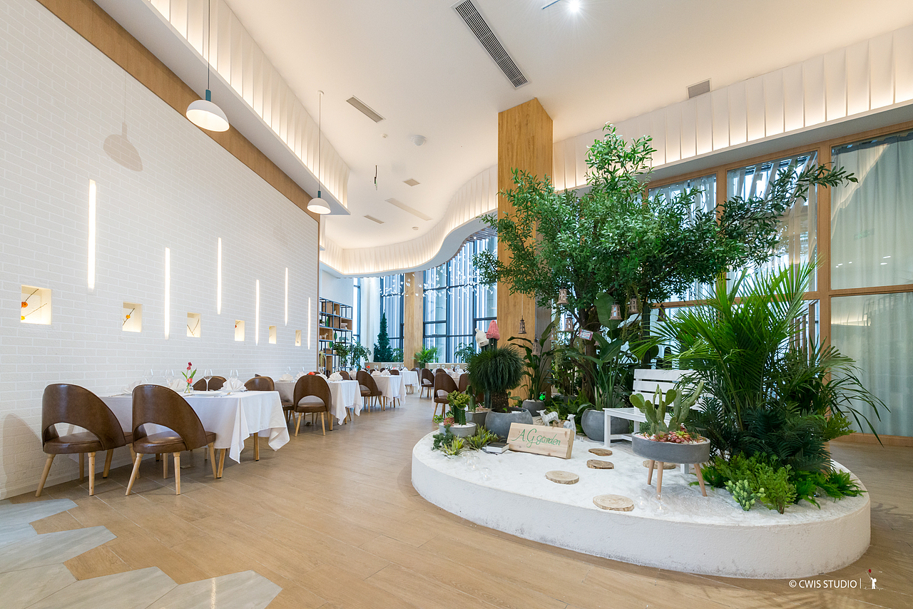 北美花园西餐厅 环境拍摄