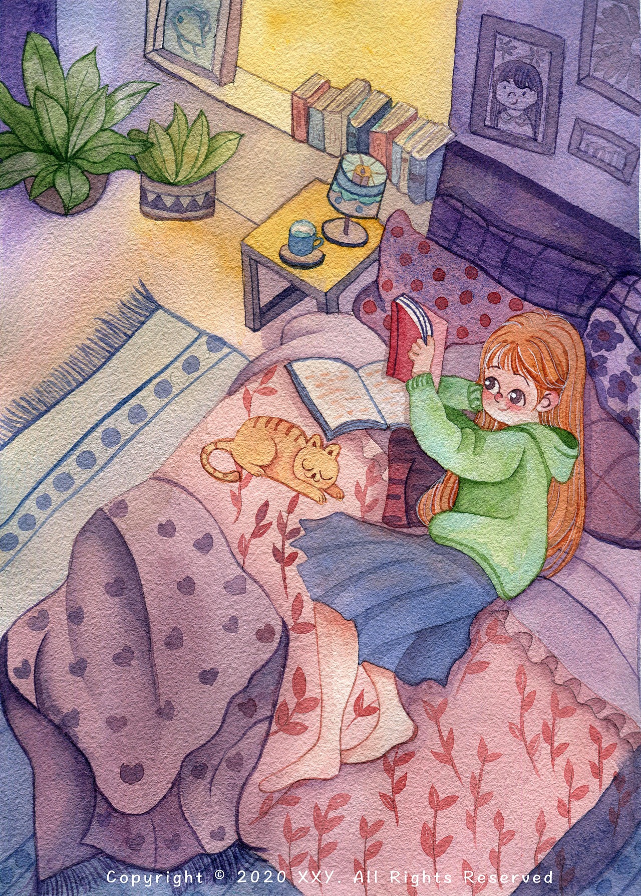 宅在家（图ZMjExODQxNDQ4） - 儿童插画 - 站酷设计师XXY晓晓云原创素材 - 站酷ZCOOL