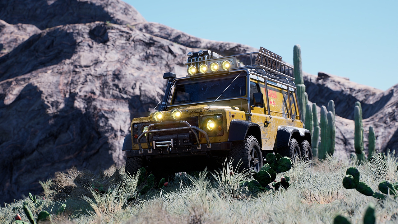 UE4 | 路虎卫士 6*6 " WORKS V8 TROPHY"