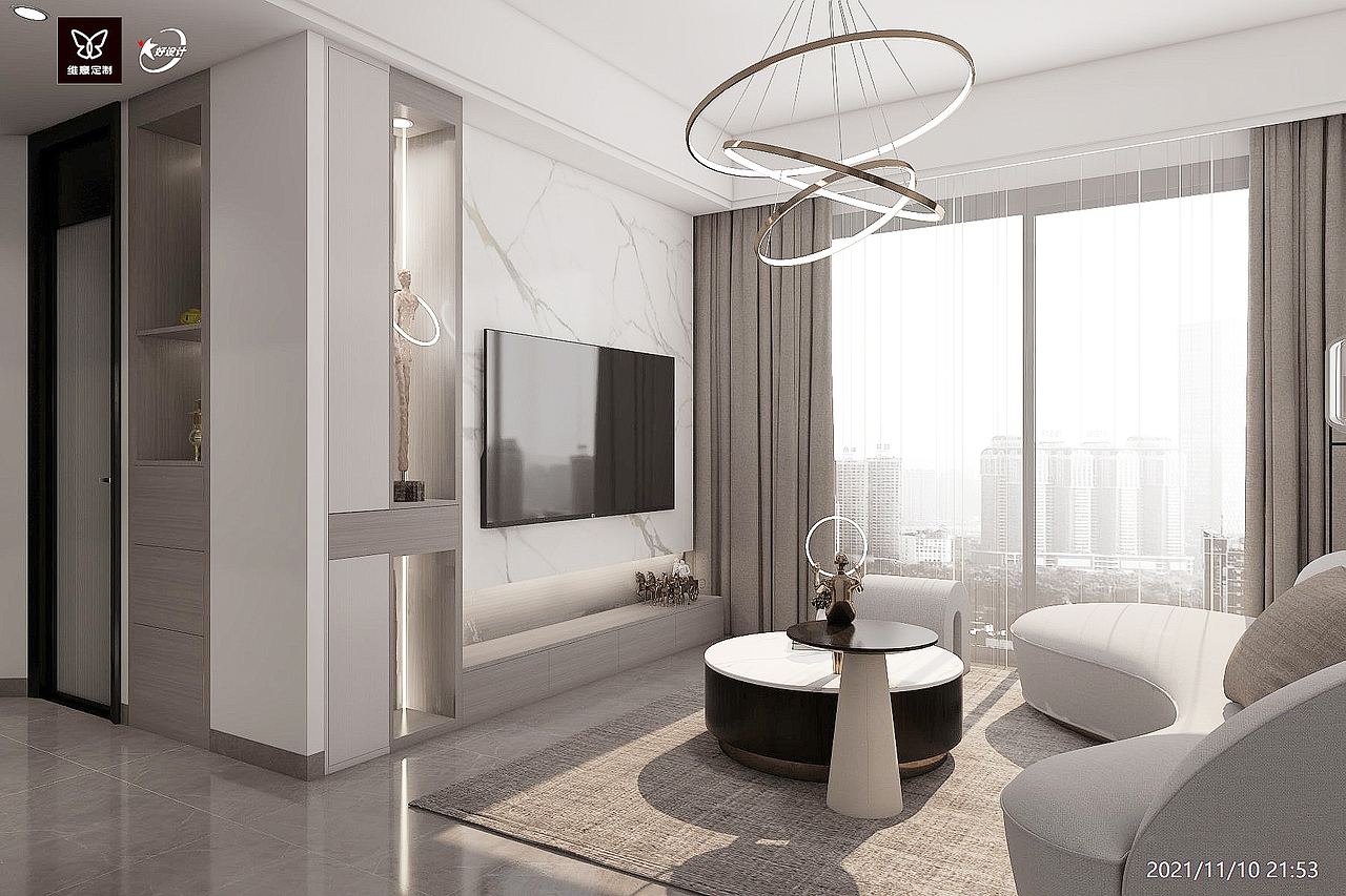 竖厅改横厅空间感爆棚