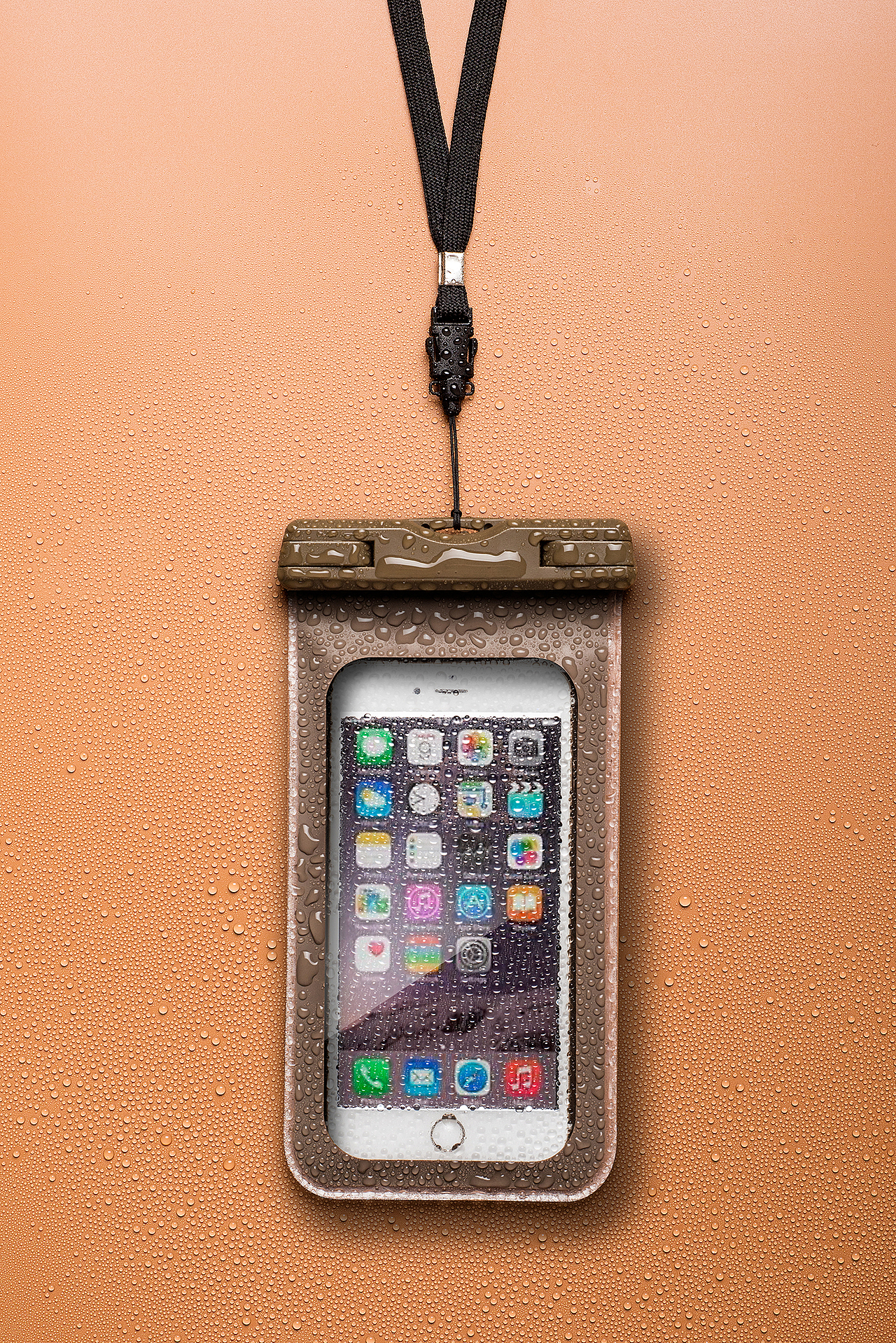 手机防水袋拍摄