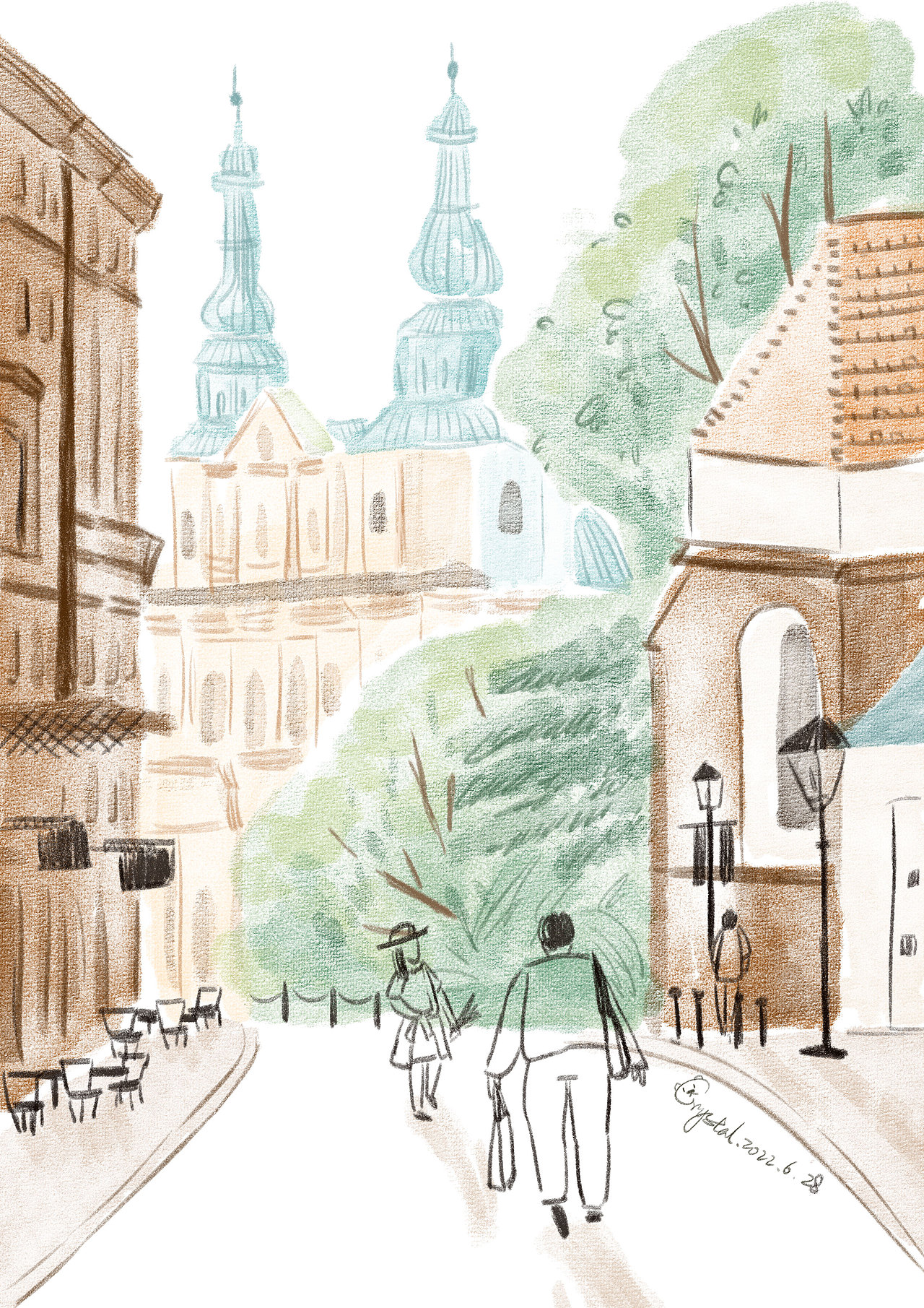 城市速写总结|速写插画（图ZMzEzNjgwMjI0） - 创作习作 - 站酷设计师张小熊_Crystal原创素材 - 站酷ZCOOL