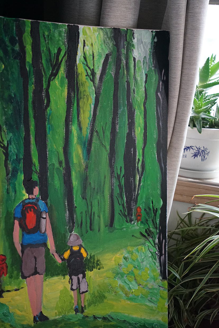 原创丙烯画系列《夏森》和《灰》（图ZMzIzNTQ1MTE2） - 绘画 - 站酷设计师小袜子lulu乖乖原创素材 - 站酷ZCOOL