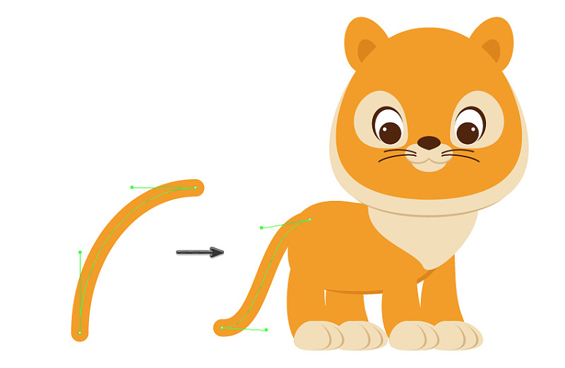 利用illustrator软件制作可爱的卡通虎插画这么简单_shen设计-站酷