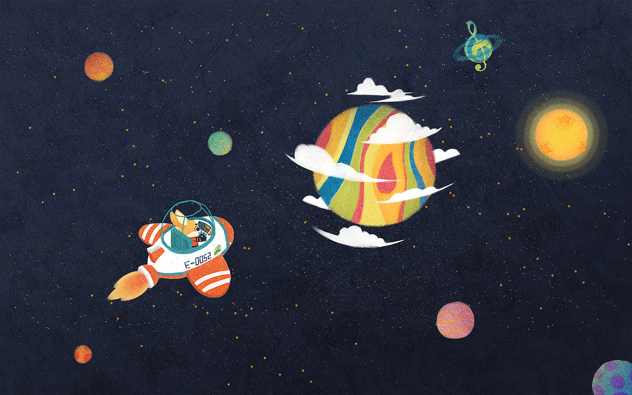 【绘本】小狐狸的太空冒险The Union of Three Planets