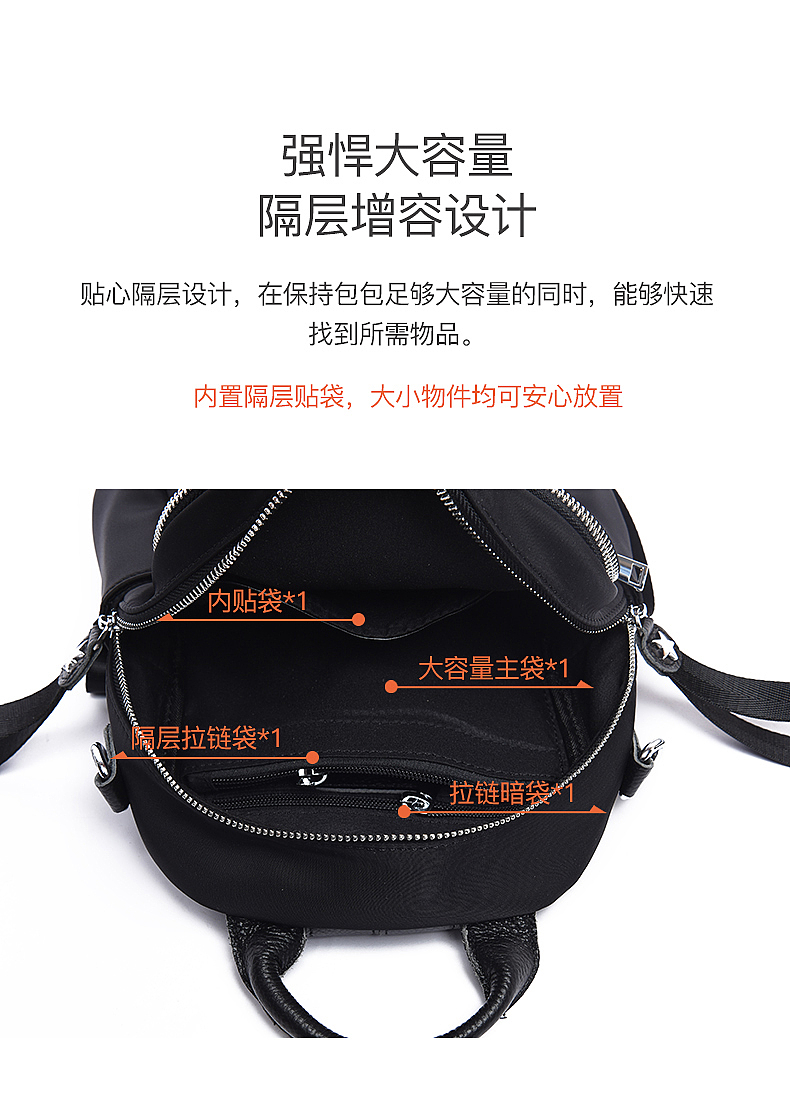 【点石爵色】双肩背案例A展示实拍模特