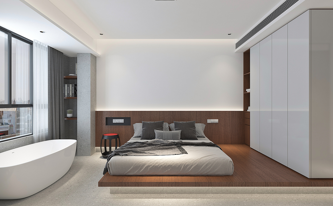 主卧 | Mulan公寓,大小空间设计研究室