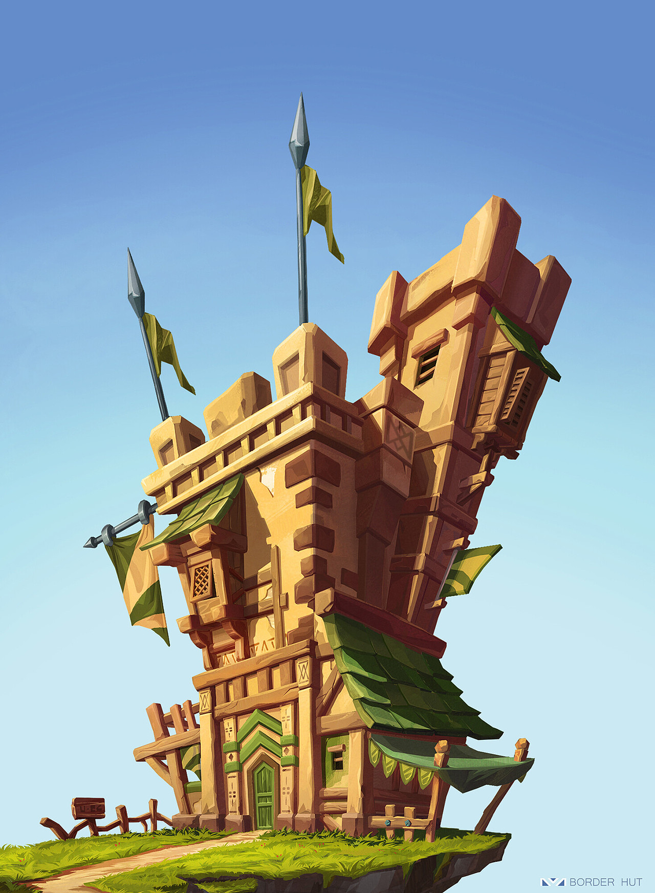 边境小屋（图ZMTkwMjA4NTM2） - 概念设定 - 站酷设计师WANGZC原创素材 - 站酷ZCOOL