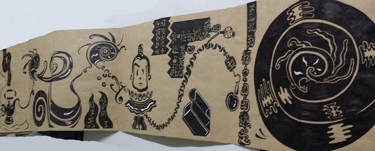 西游记联想创作手绘（图ZMTkzNTYyMzQ0） - 绘本 - 站酷设计师轻雨1原创素材 - 站酷ZCOOL