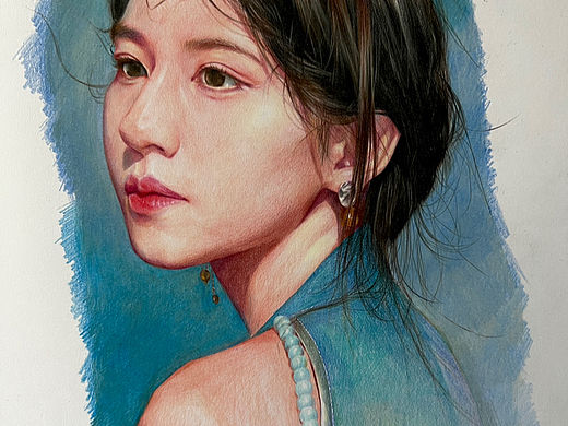 画个美女