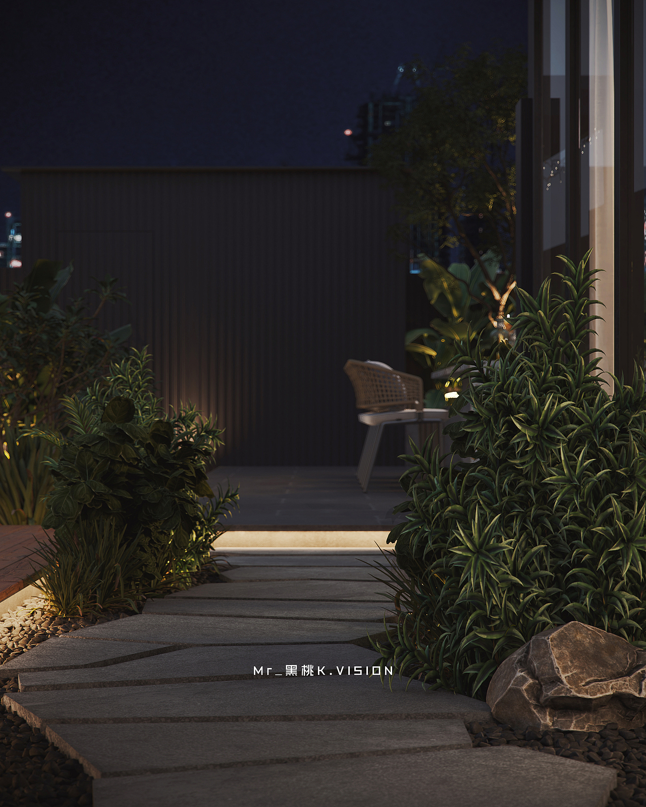 室外园林建筑表现