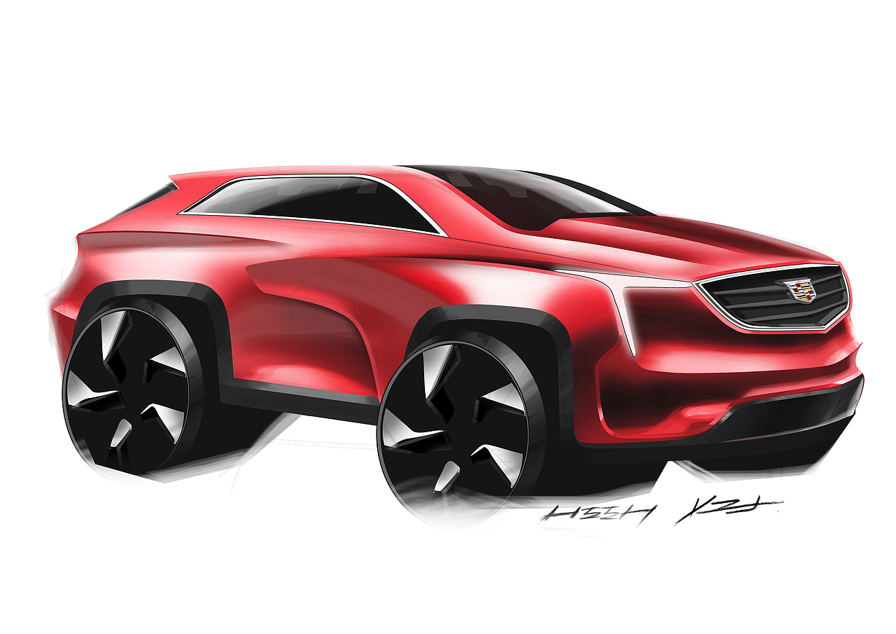 凯迪拉克SUV概念设计及表现过程（图ZNzc3Mjg1NjA=） - 其他工业/产品 - 站酷设计师严专军原创素材 - 站酷ZCOOL