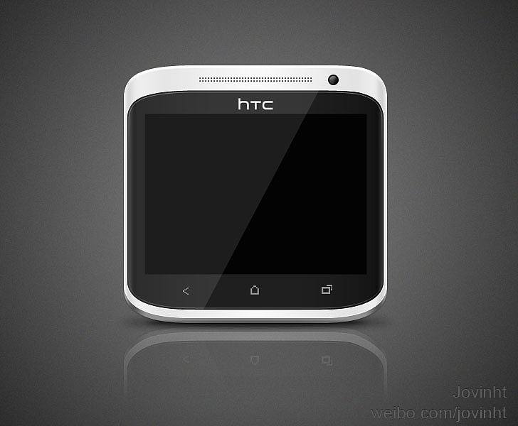 htc手机图标一枚(临摹)