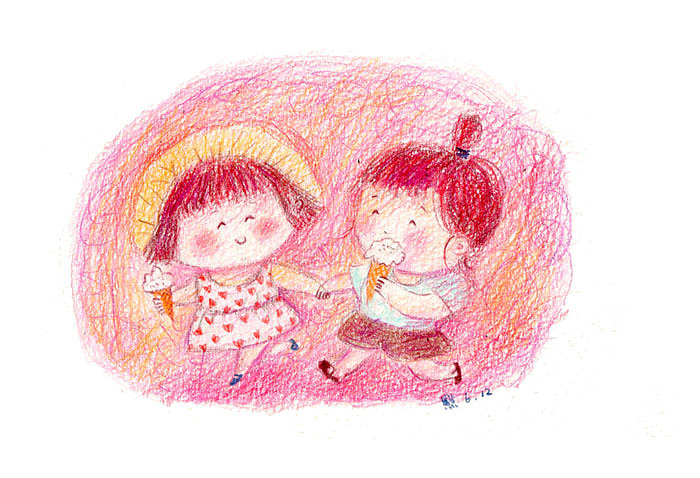 夏天小图（图ZODMyNTU0MzI=） - 儿童插画 - 站酷设计师點一點123原创素材 - 站酷ZCOOL