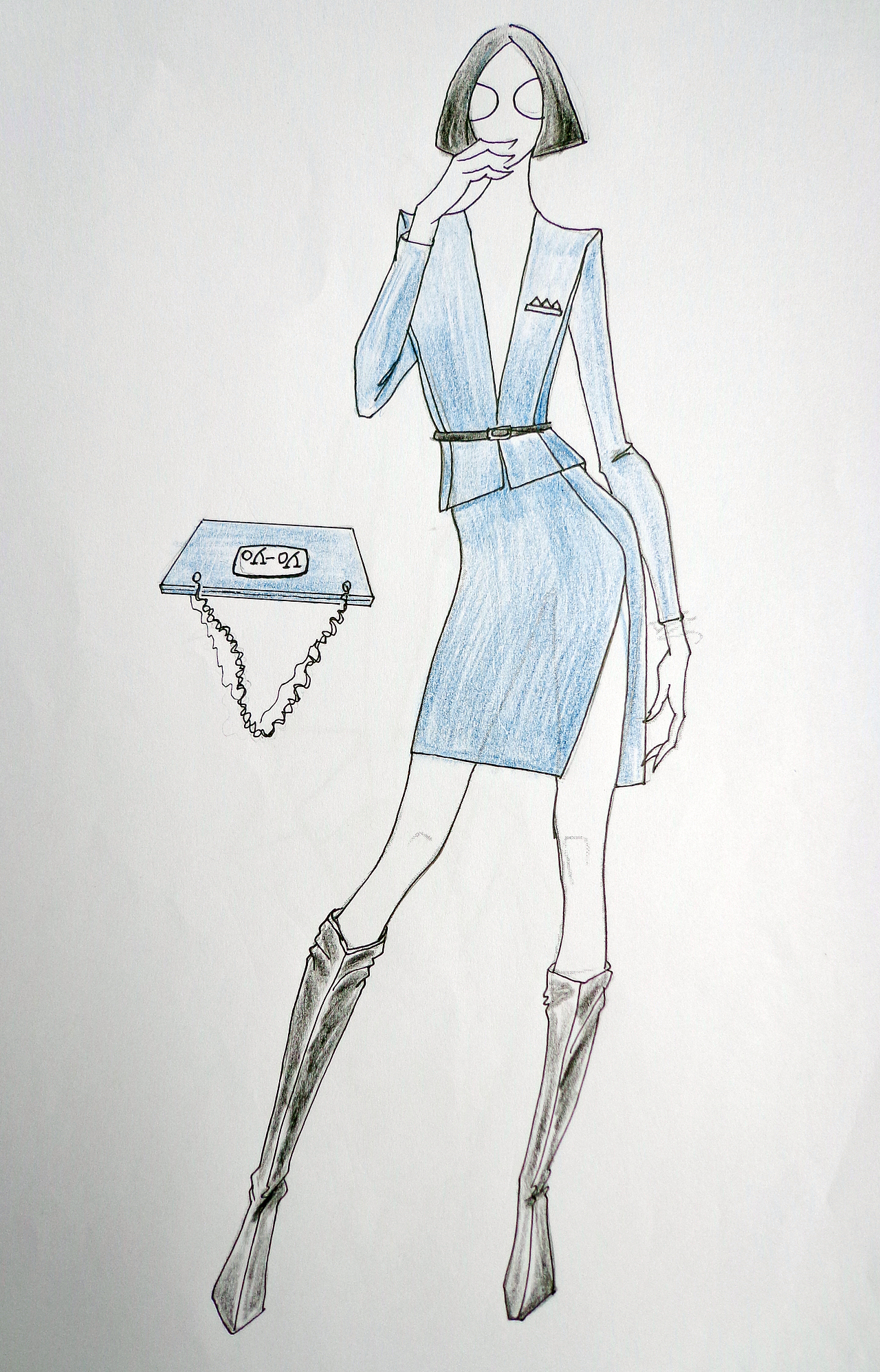 服装设计（图ZMjkzMTk2NjQ=） - 艺术插画 - 站酷设计师Aprilyoyo原创素材 - 站酷ZCOOL