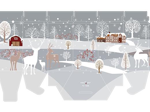 六边形手提苹果盒设计