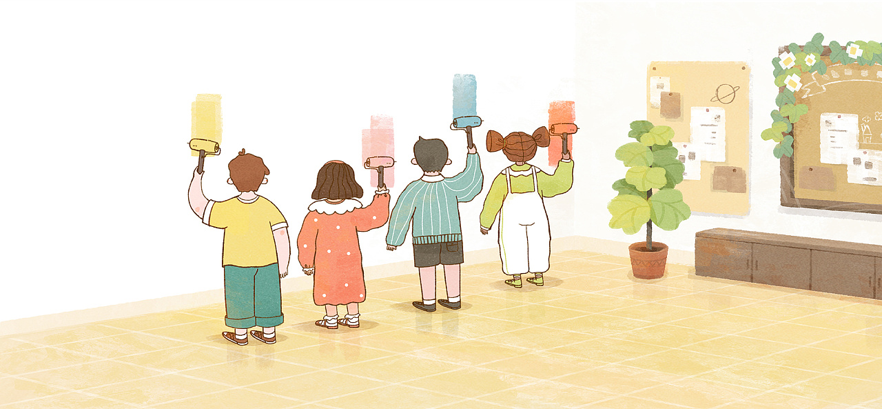 绘本小小粉刷匠们