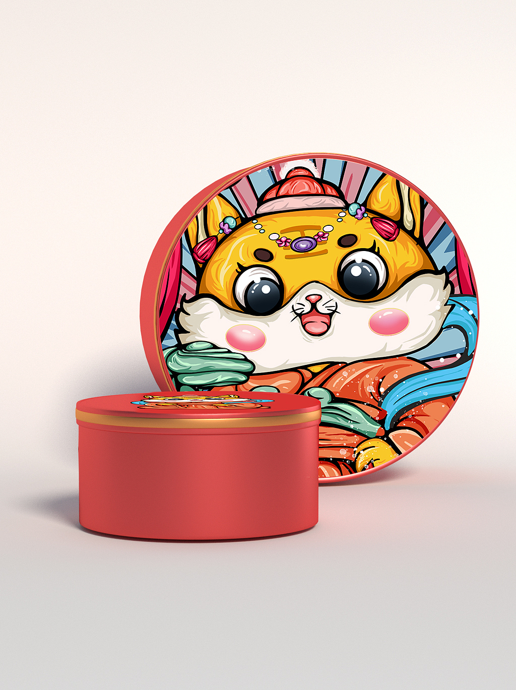 2022国潮虎年插画