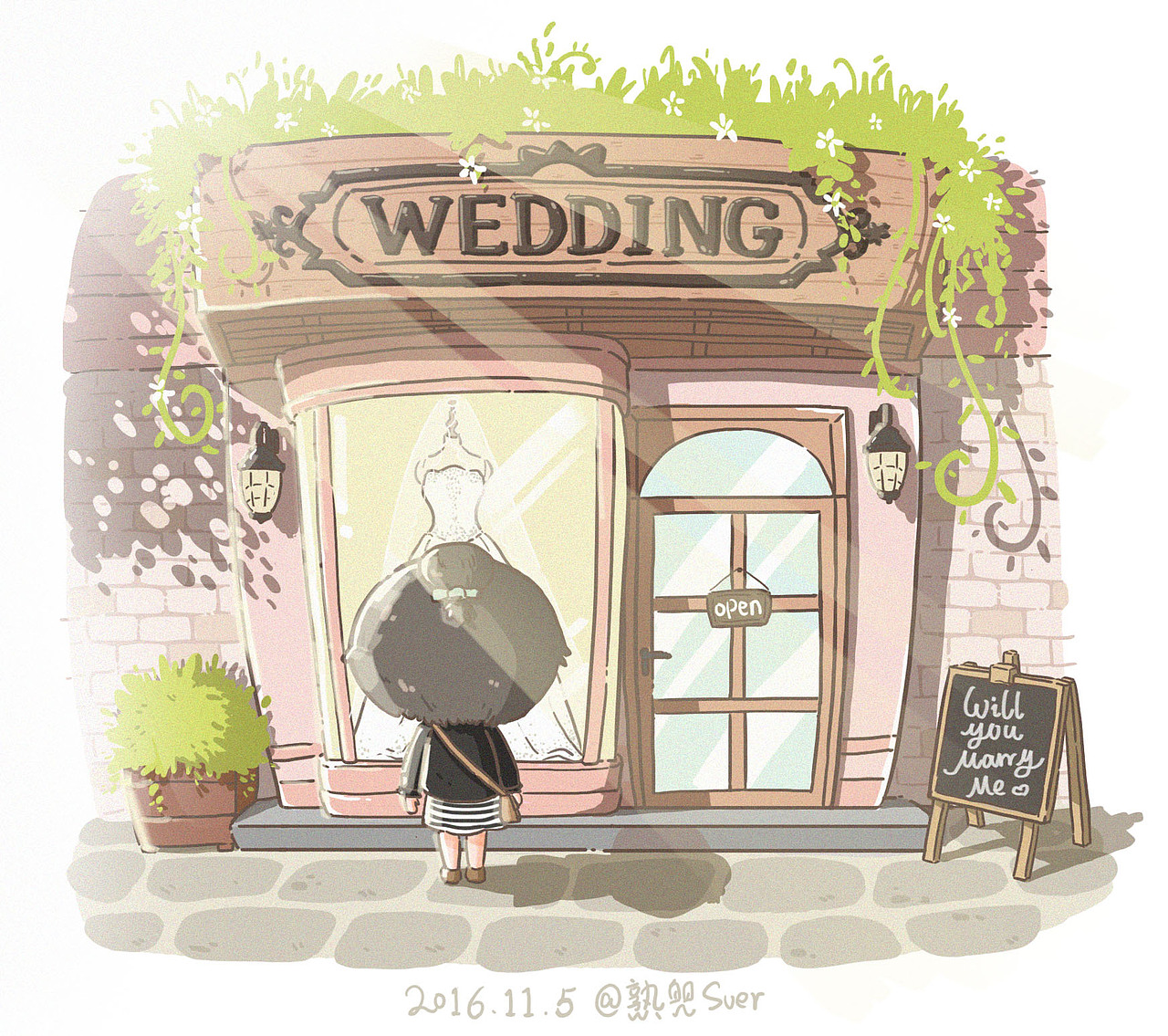 以前画的一些插画