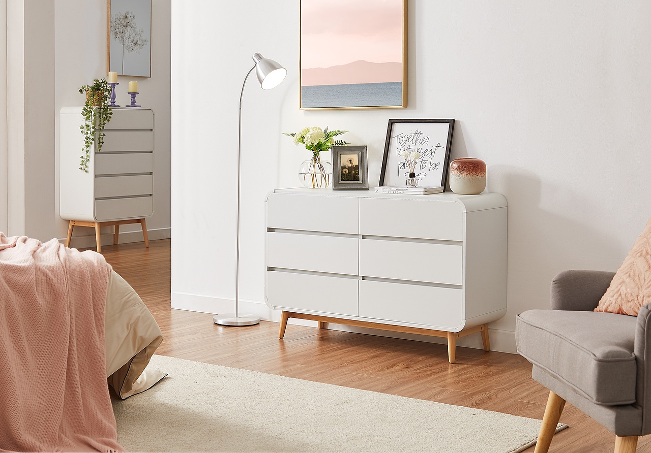 东莞商业拍摄,床头柜场景布置拍摄图|摄影|产品摄影|东莞家居拍摄