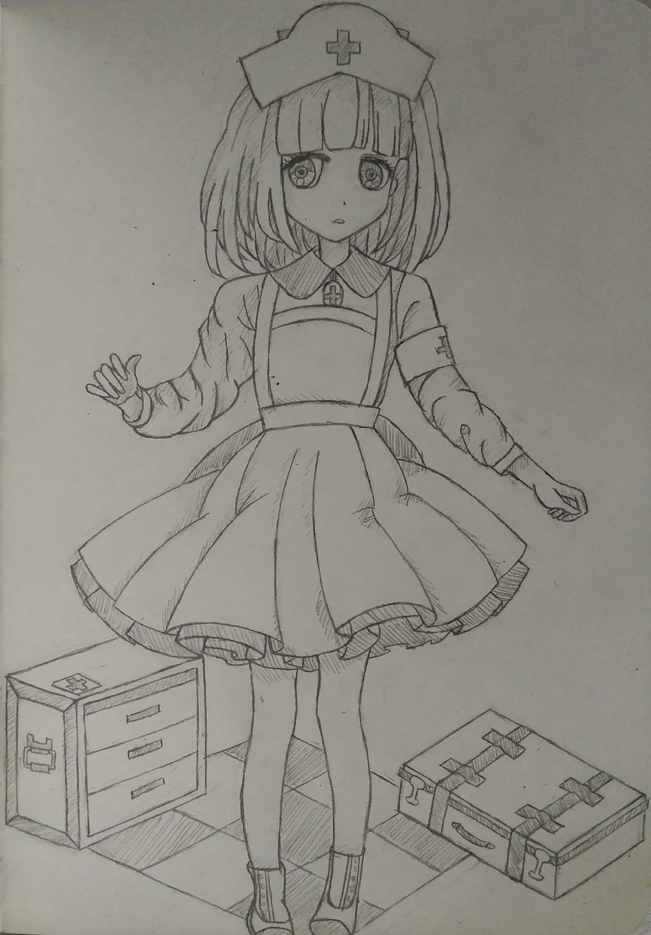 手绘临摹练习9月初