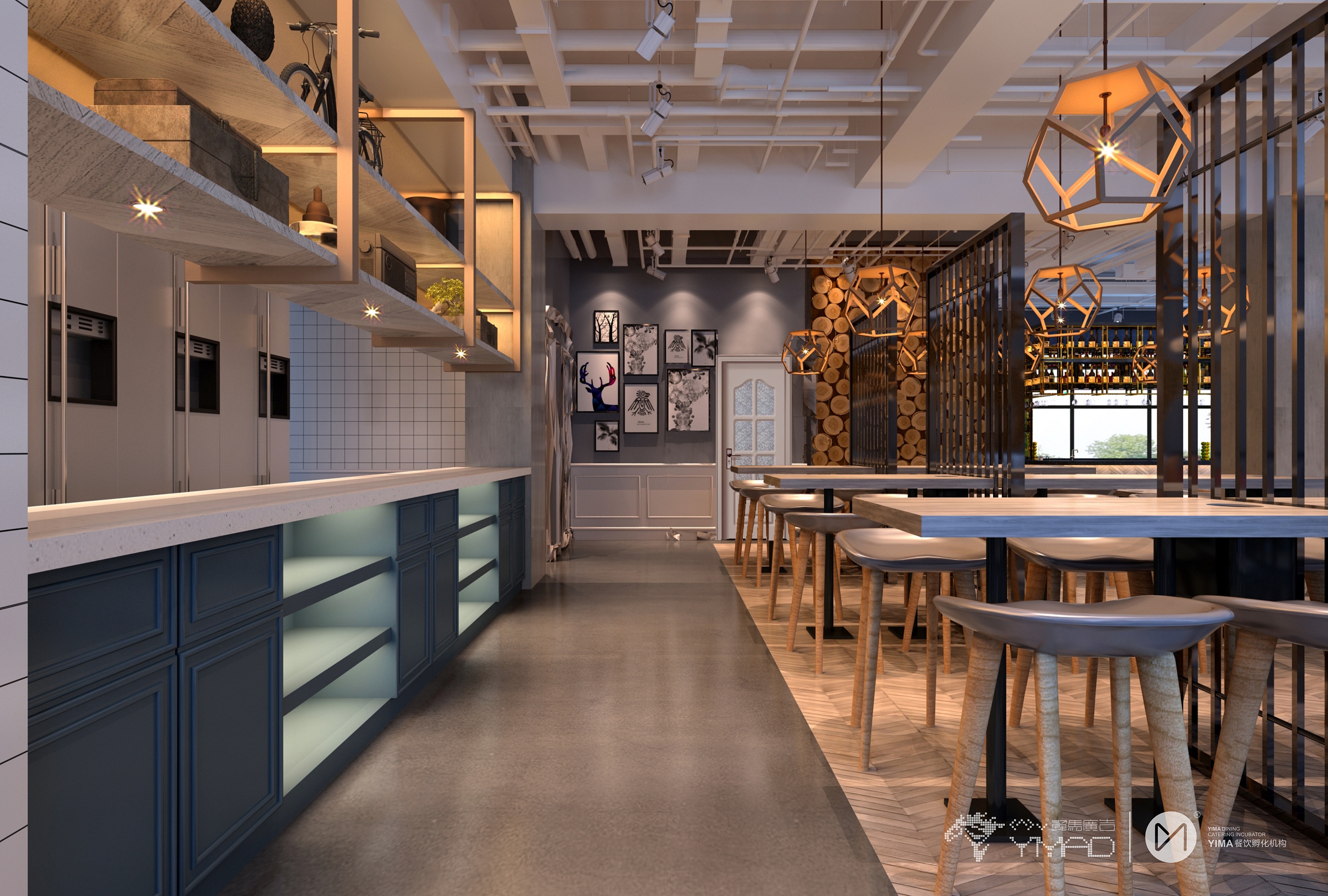 餐饮空间设计|深圳 猫爷虾馆