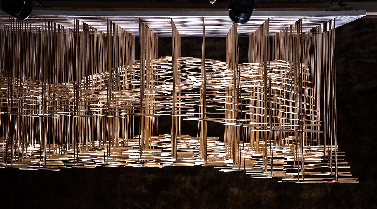 以竹蜻蜓建構的《山海匯》裝置藝術作品（图ZMjQyNzQ1ODU2） - 实验艺术 - 站酷设计师林靖格原创素材 - 站酷ZCOOL