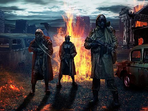 课余练习-世界末日（个人主页-ZNDc4NzcxODg=） - 海报 - 站酷设计师三日君原创素材 - 站酷ZCOOL