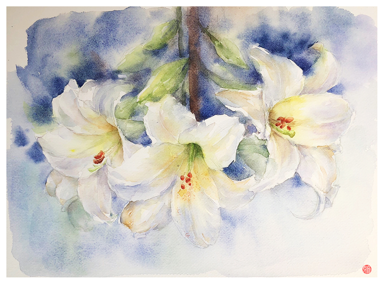 水彩花卉第一辑（图ZMTMxOTMyNDM2） - 商业插画 - 站酷设计师冰盐_Ybin原创素材 - 站酷ZCOOL