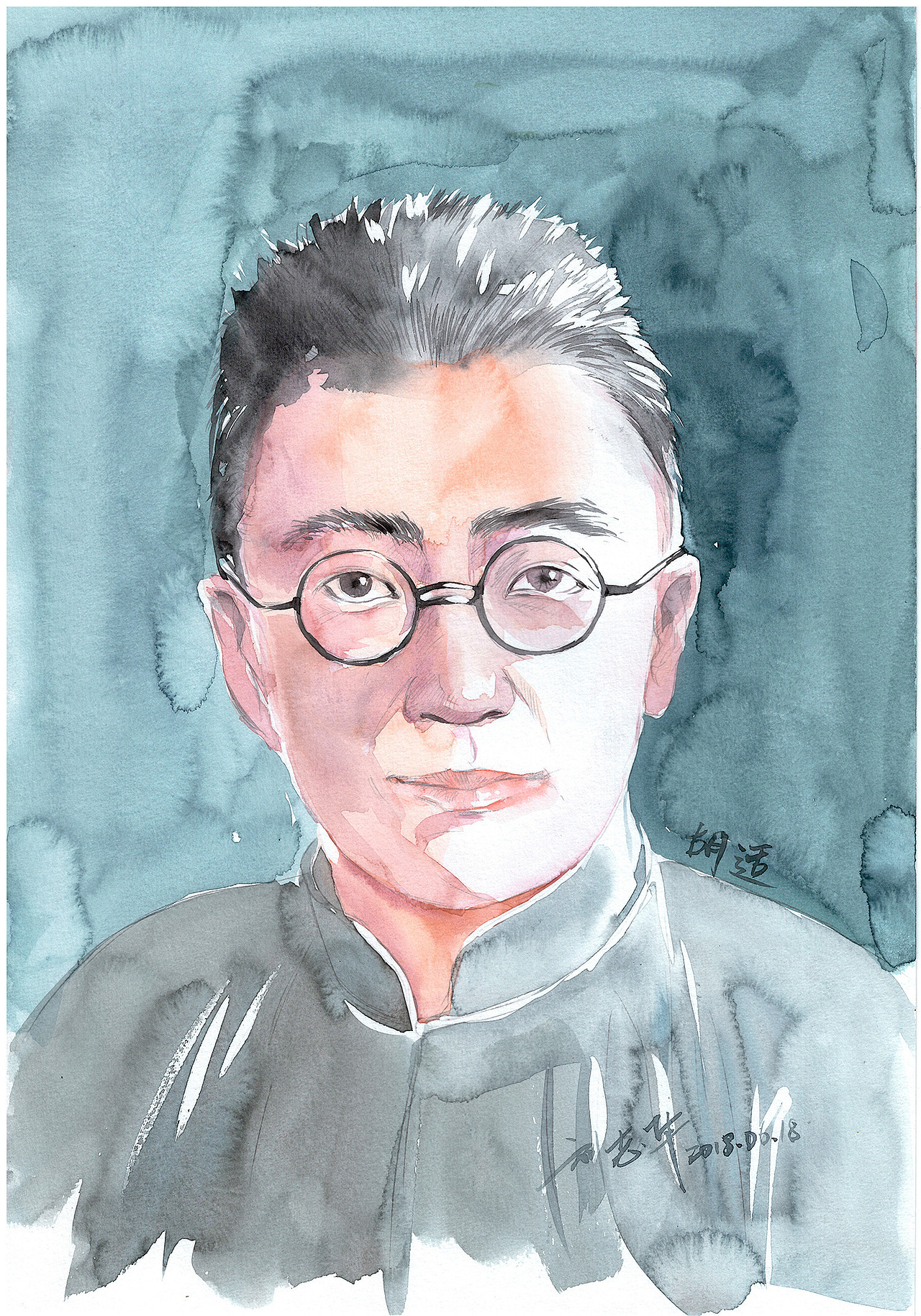 0618 胡适(1891-1962中国) "你要看一个国家的文明,只需考察三件事:第