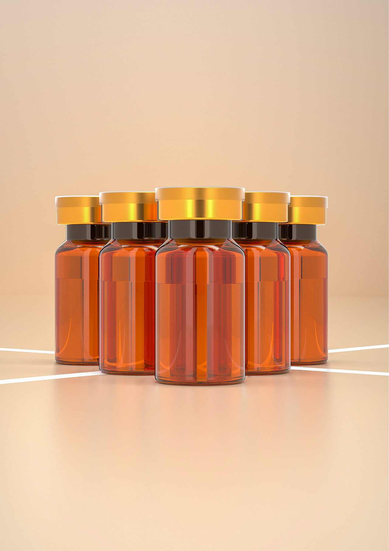 西林瓶护肤品产品建模