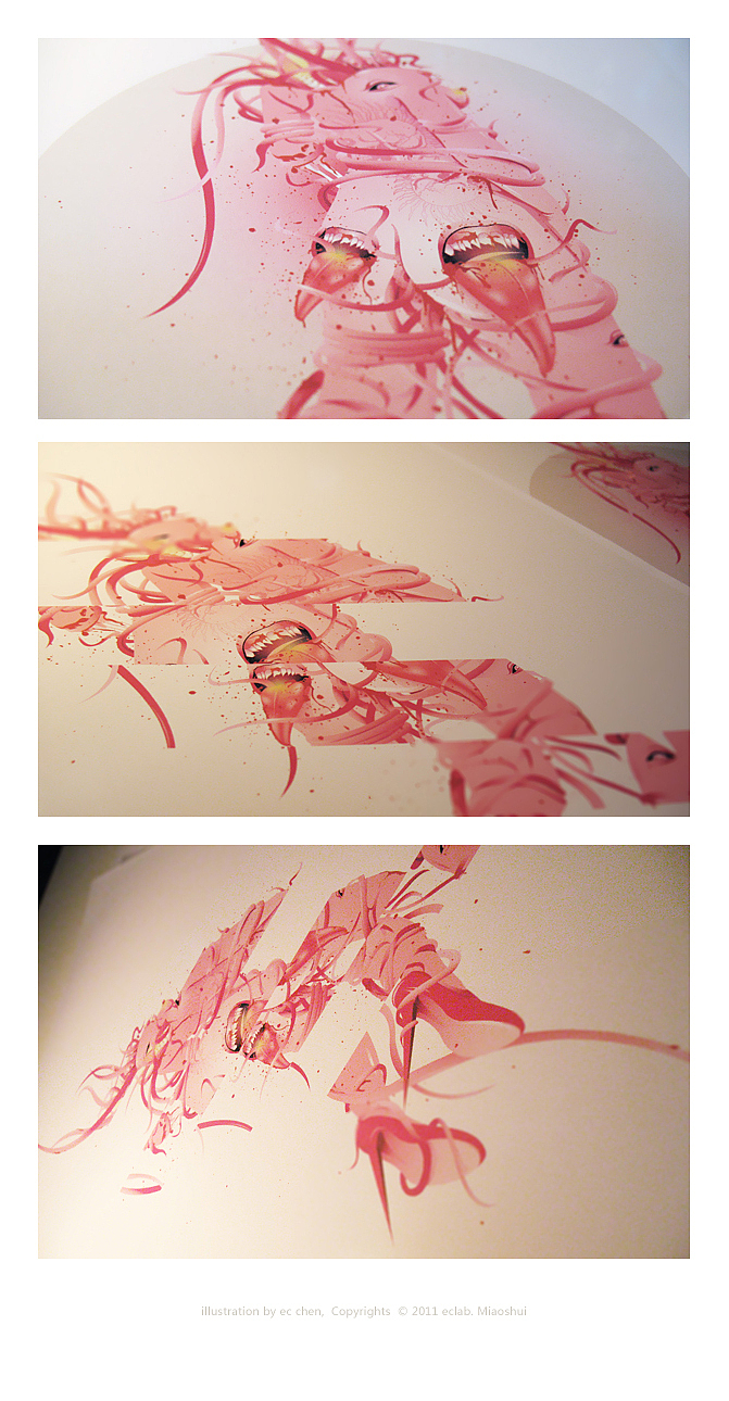 2/5 五分之二（图ZNDEwMDI0OA==） - 新锐潮流插画 - 站酷设计师emichen原创素材 - 站酷ZCOOL