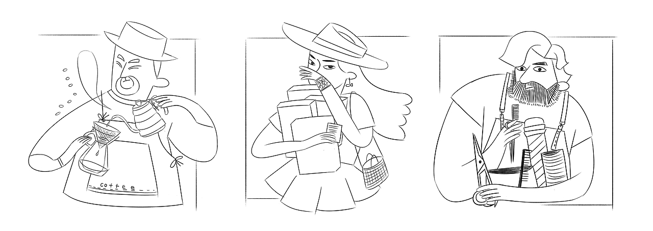 【宝藏】人物线稿笔记