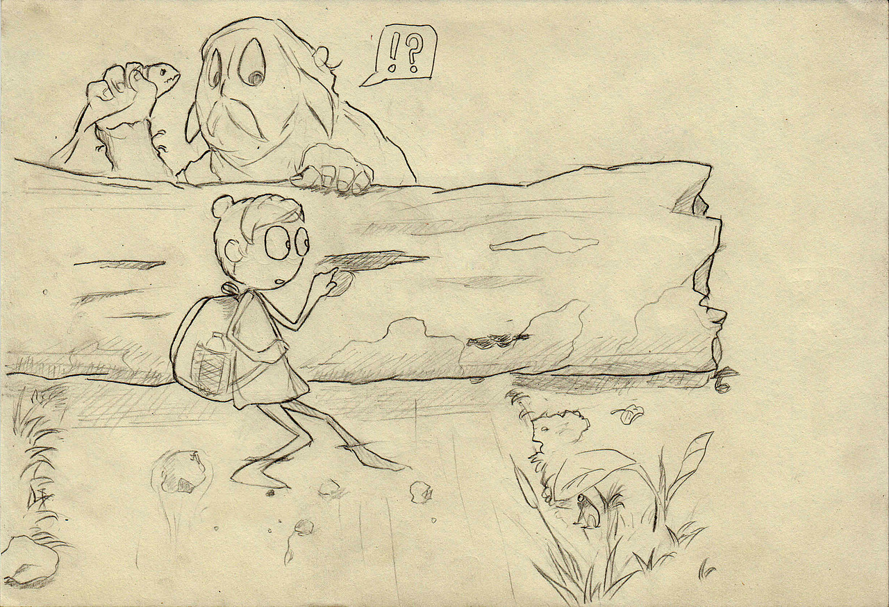 当时想到的漫画（图ZMTM1NDcwMzY=） - 单幅漫画 - 站酷设计师寂安然原创素材 - 站酷ZCOOL