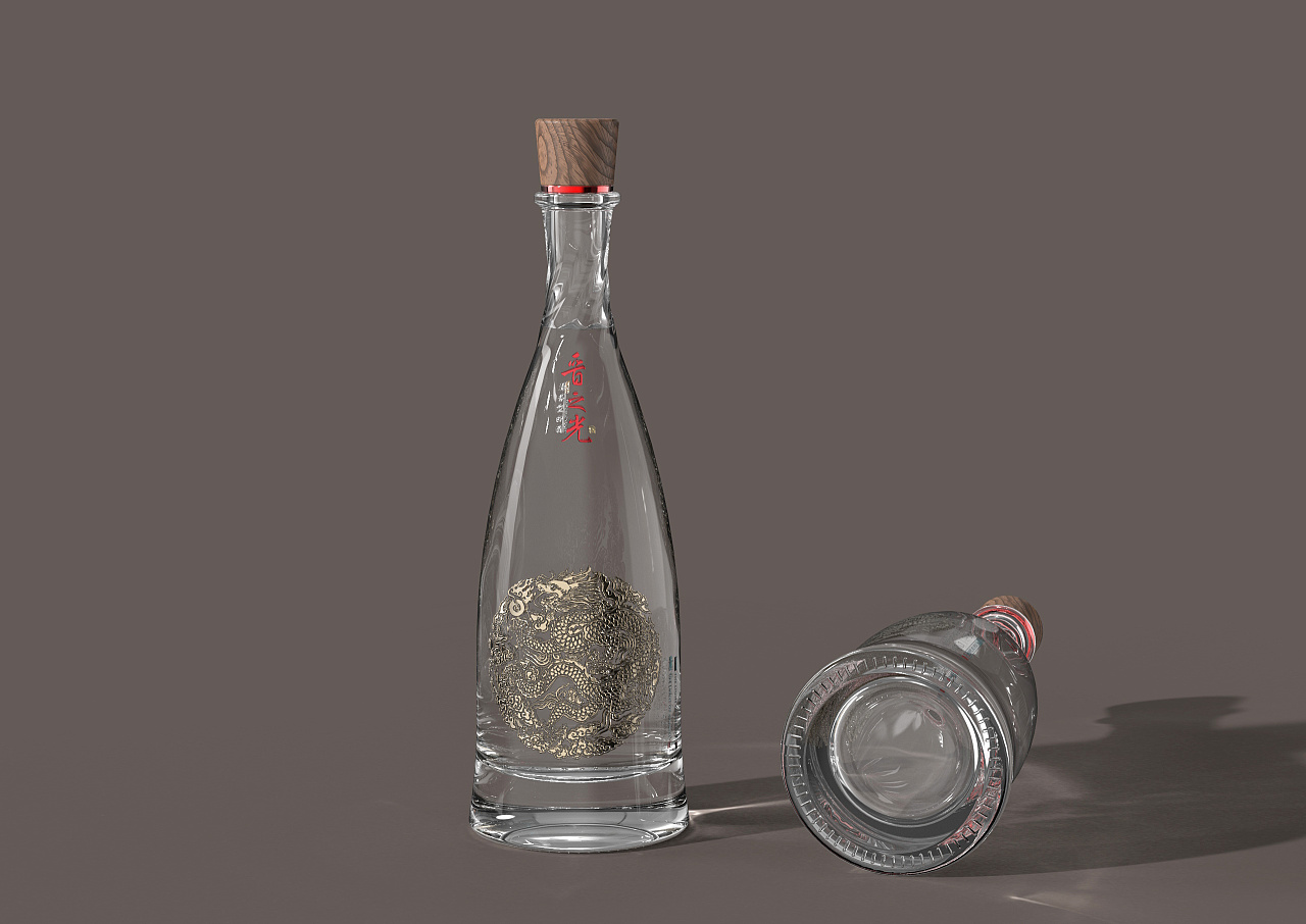 龙元素白酒包装设计已商用