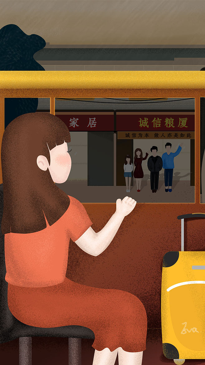 「回家」（图ZMTAwMzkxMzQ0） - 创作习作 - 站酷设计师伊娃狂想曲原创素材 - 站酷ZCOOL