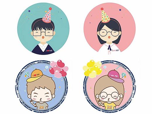 我们的头像（个人主页-ZMjY5NjQzNzI=） - 单幅漫画 - 站酷设计师木子霏原创素材 - 站酷ZCOOL