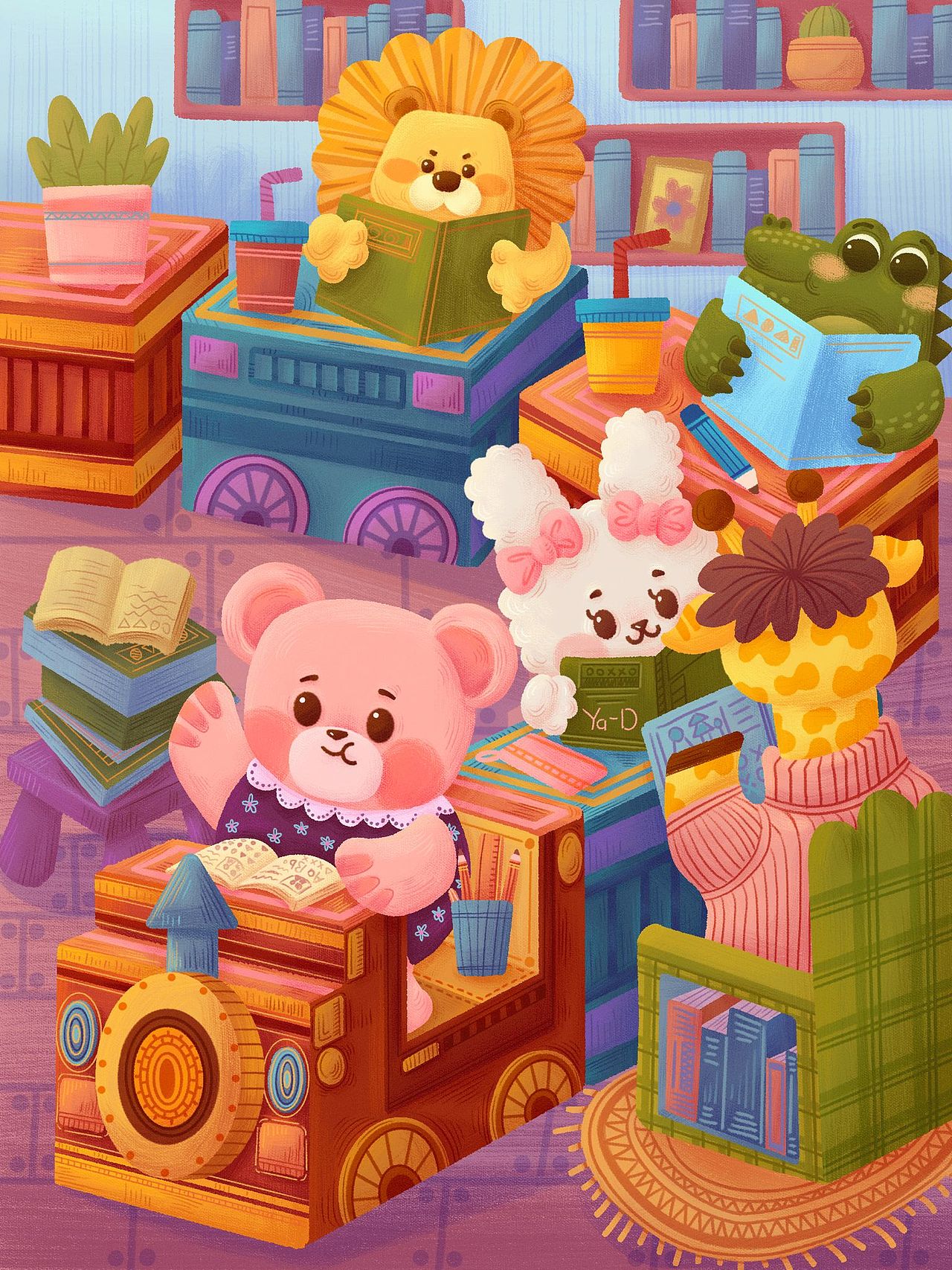 《幼儿A班》✨儿童插画✨儿童绘本✨（图ZMjkzMzM0MjYw） - 儿童插画 - 站酷设计师呀D插画原创素材 - 站酷ZCOOL