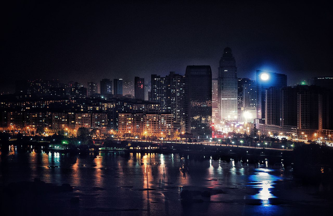 临沂夜晚（图ZNzk5Mjc2ODg=） - 风光摄影 - 站酷设计师她说tashuo原创素材 - 站酷ZCOOL