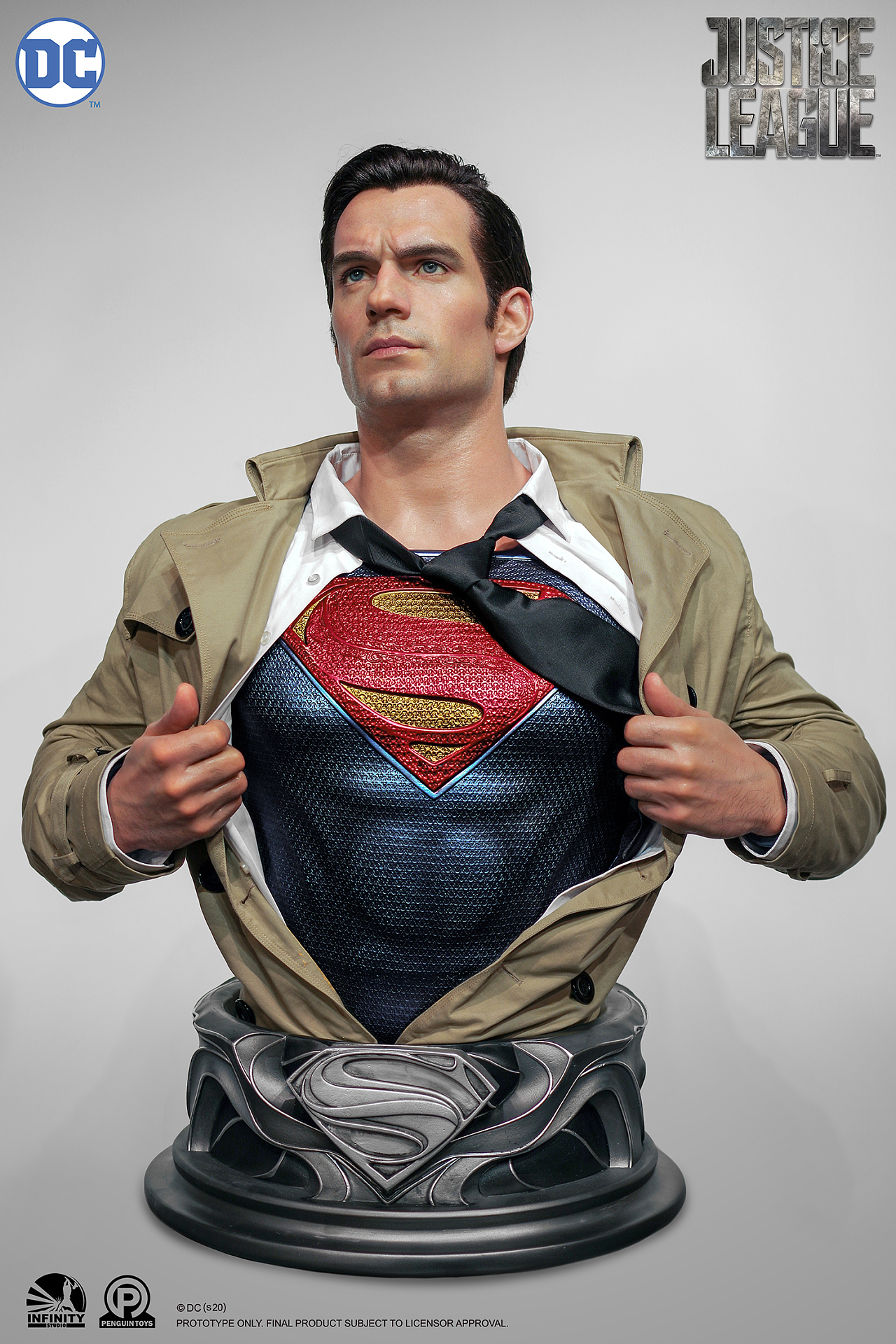 开天工作室《正义联盟》超人，1:1半身雕像