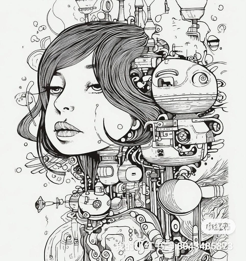 线描插画分享 创意插画