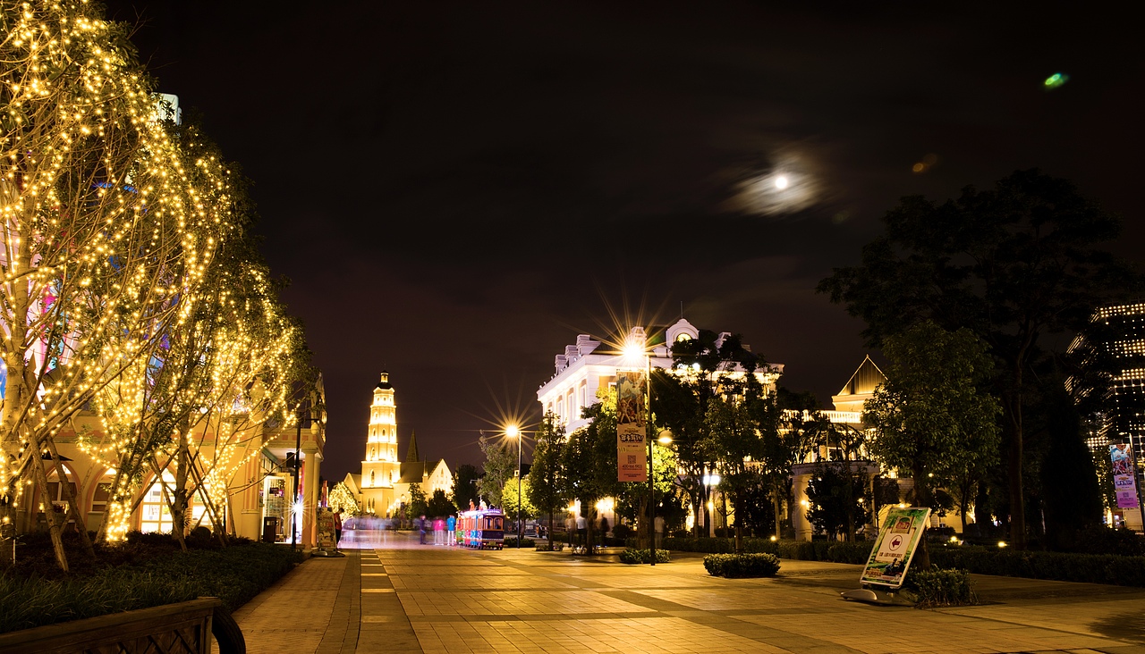 大昆明的1903公园夜景