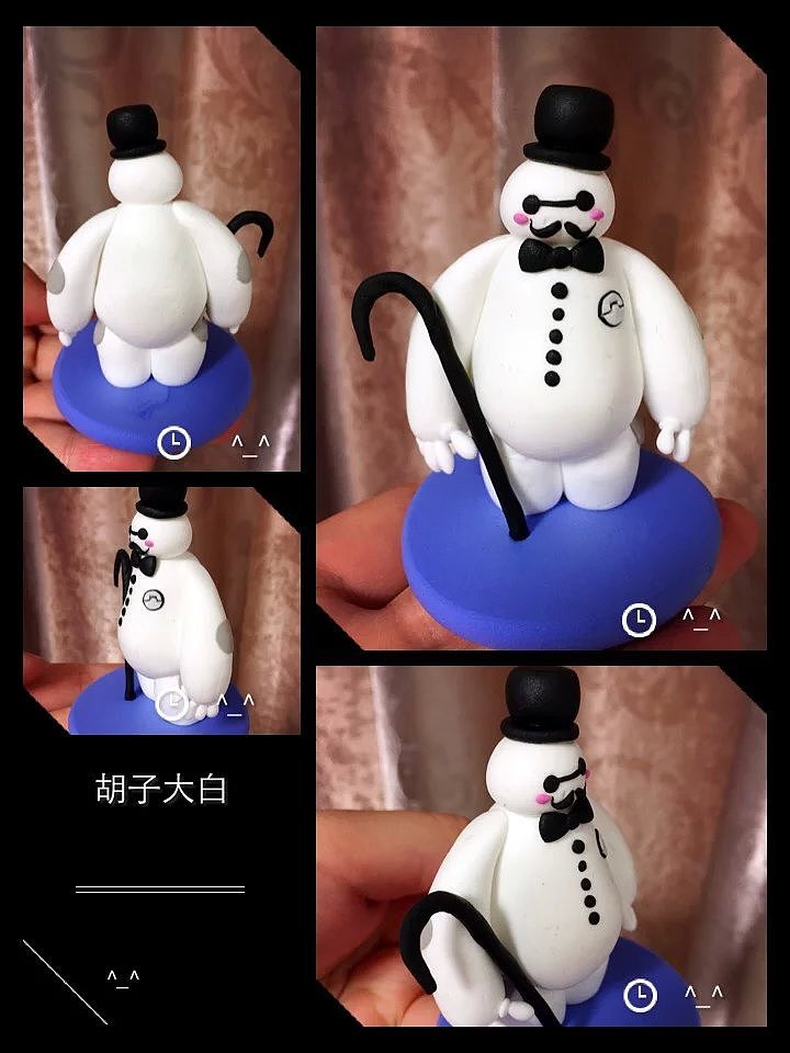 胡子大白（图ZMjU1NDY2MjA=） - 手办/模玩 - 站酷设计师高瑜小鱼子手作原创素材 - 站酷ZCOOL
